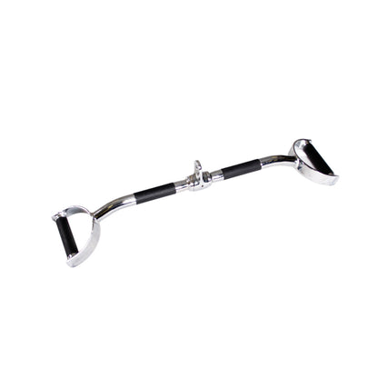TKO 820TAL-30 30" Chrome Pro Lat Bar w/Polyurethane grips on white background