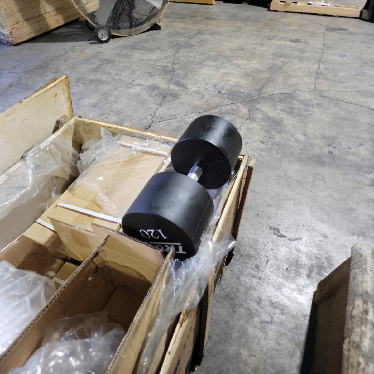 Troy Barbell TSD-US 105-125 T-Clog Urethane Dumbbells Scratch & Dent