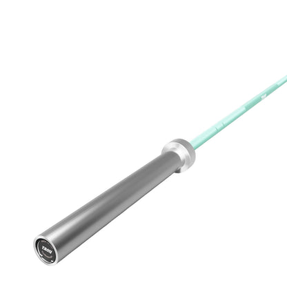 Troy Barbell Blackwing Women's AOB-1200C Robin Egg Blue Cerakote Bar - Made In USA