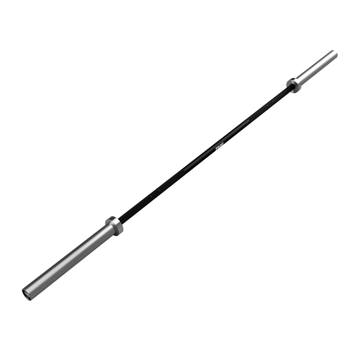 Troy Barbell AOB-1500T Blackwing Olympic Bar - Made In USA side view.