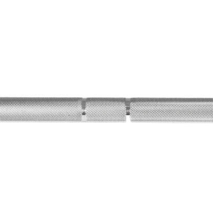Troy Barbell Power Bar AOB-2000T knurling close-up.