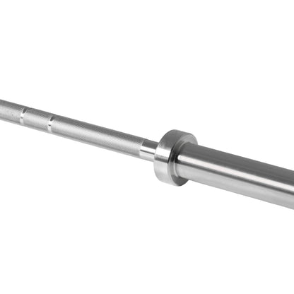 Troy Barbell Power Bar AOB-2000T angle view.