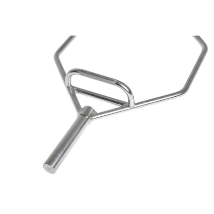 Troy Barbell VTX AOT-56 Olympic Hex Bar side view.