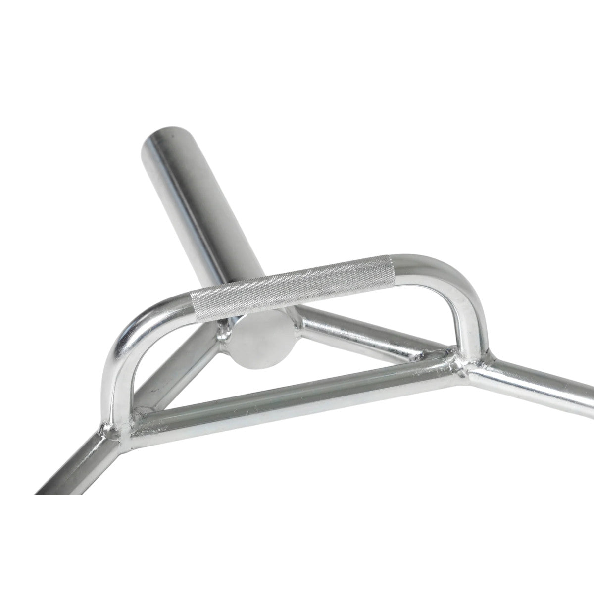 Troy Barbell VTX AOT-56 Olympic Hex Bar top down view close up.