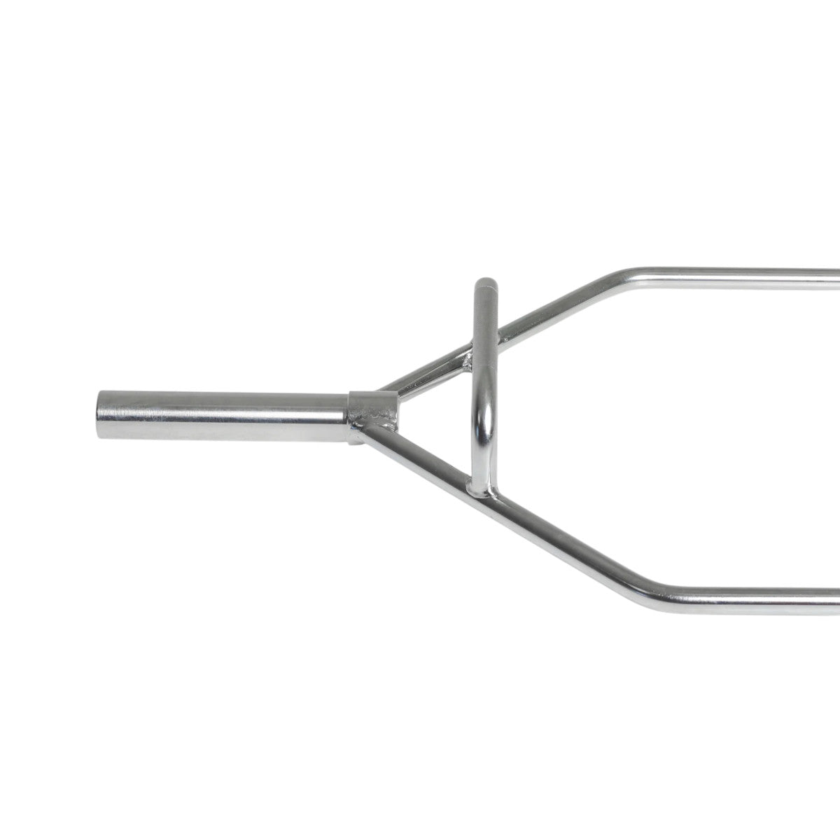 Troy Barbell VTX AOT-56 Olympic Hex Bar side view close up.