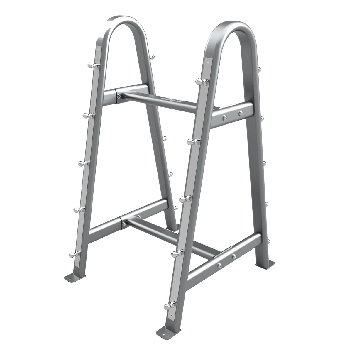 Troy Barbell BB-10-silver Silver Fixed Barbell Rack.