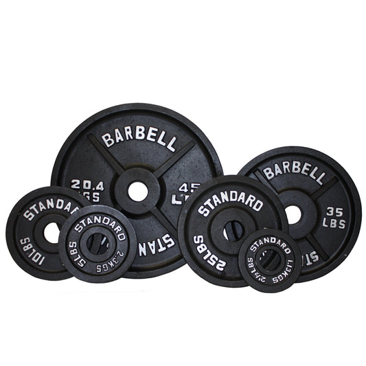 Troy USA Sports BO Black Olympic Plate Set - 255LB