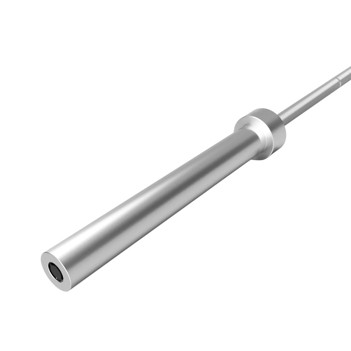 Troy Barbell USA Sports EOB-86 Olympic Bar close up.