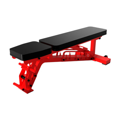 Troy Barbell G-AB-L Red Ladder Bench Flat position.