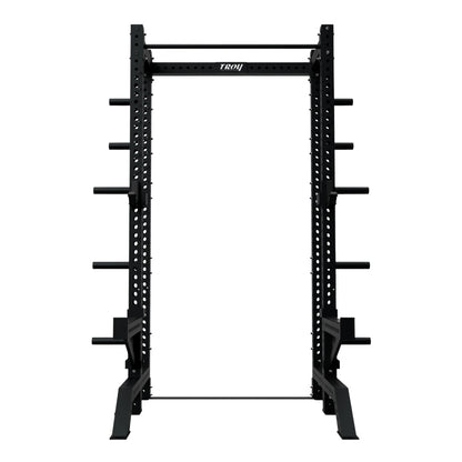 Troy Barbell G-HR-3010 Apollo Half Rack front view.