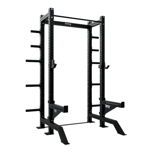Troy Barbell G-HR-3010 Apollo Half Rack front view.
