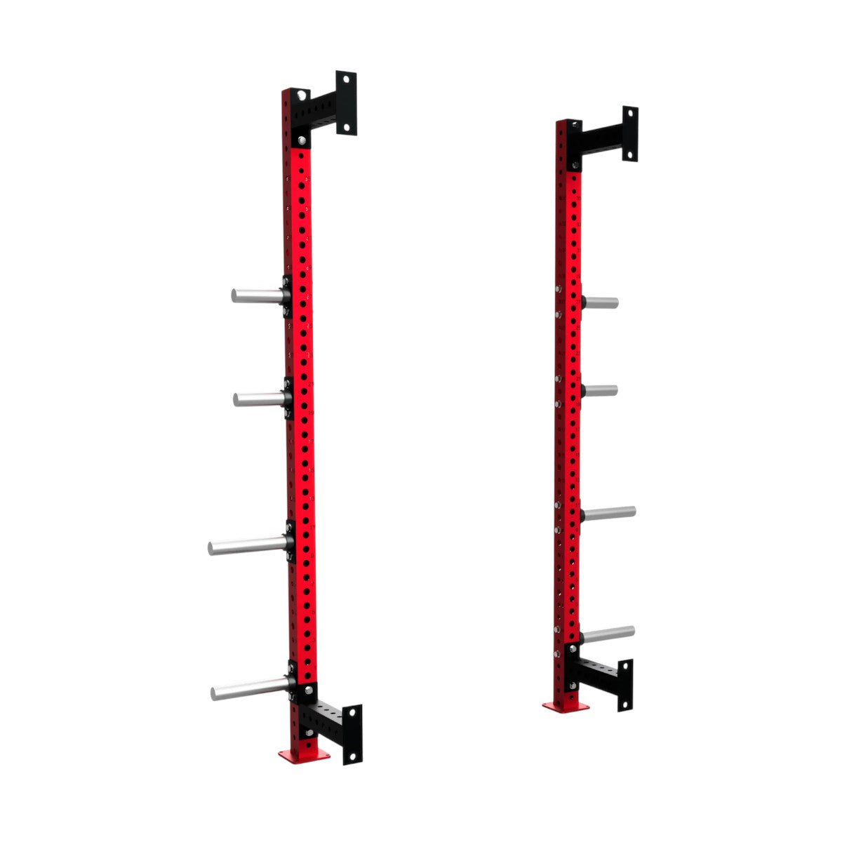 Troy Barbell G-PR-3015 Red Apollo Power Rack Weight Horn Extension opposite view.