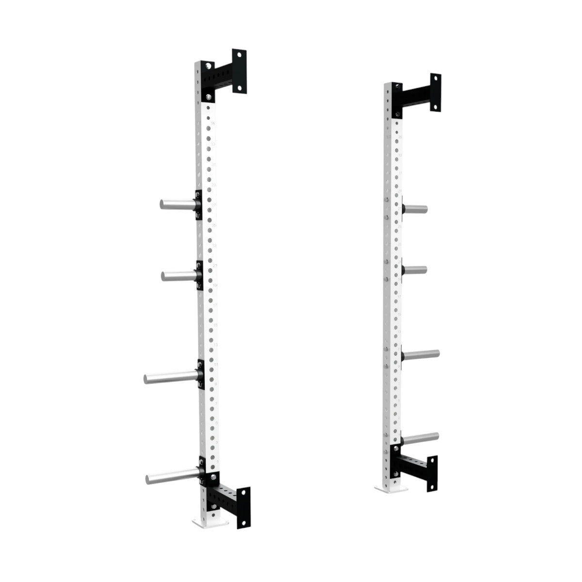 Troy Barbell G-PR-3015 White Apollo Power Rack Weight Horn Extension opposite view.
