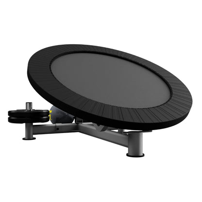 Troy Barbell VTX G-REB Medicine Ball Rebounder angled side view.