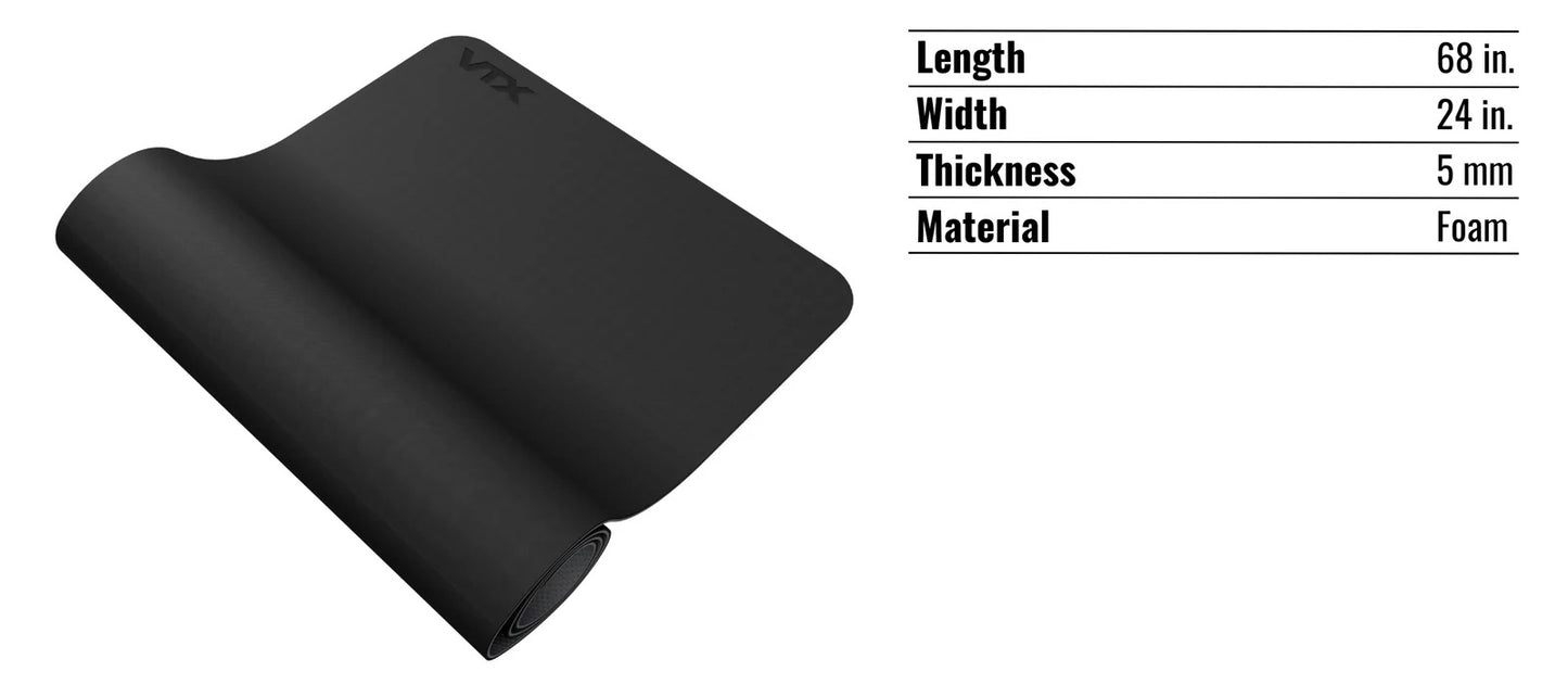 Troy Barbell VTX G-VYM-BLK Yoga Mat Specifications.