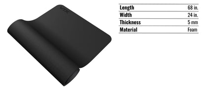 Troy Barbell VTX G-VYM-BLK Yoga Mat Specifications.