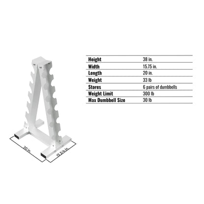 Troy Barbell USA Sports GADR-6 rack specifications.