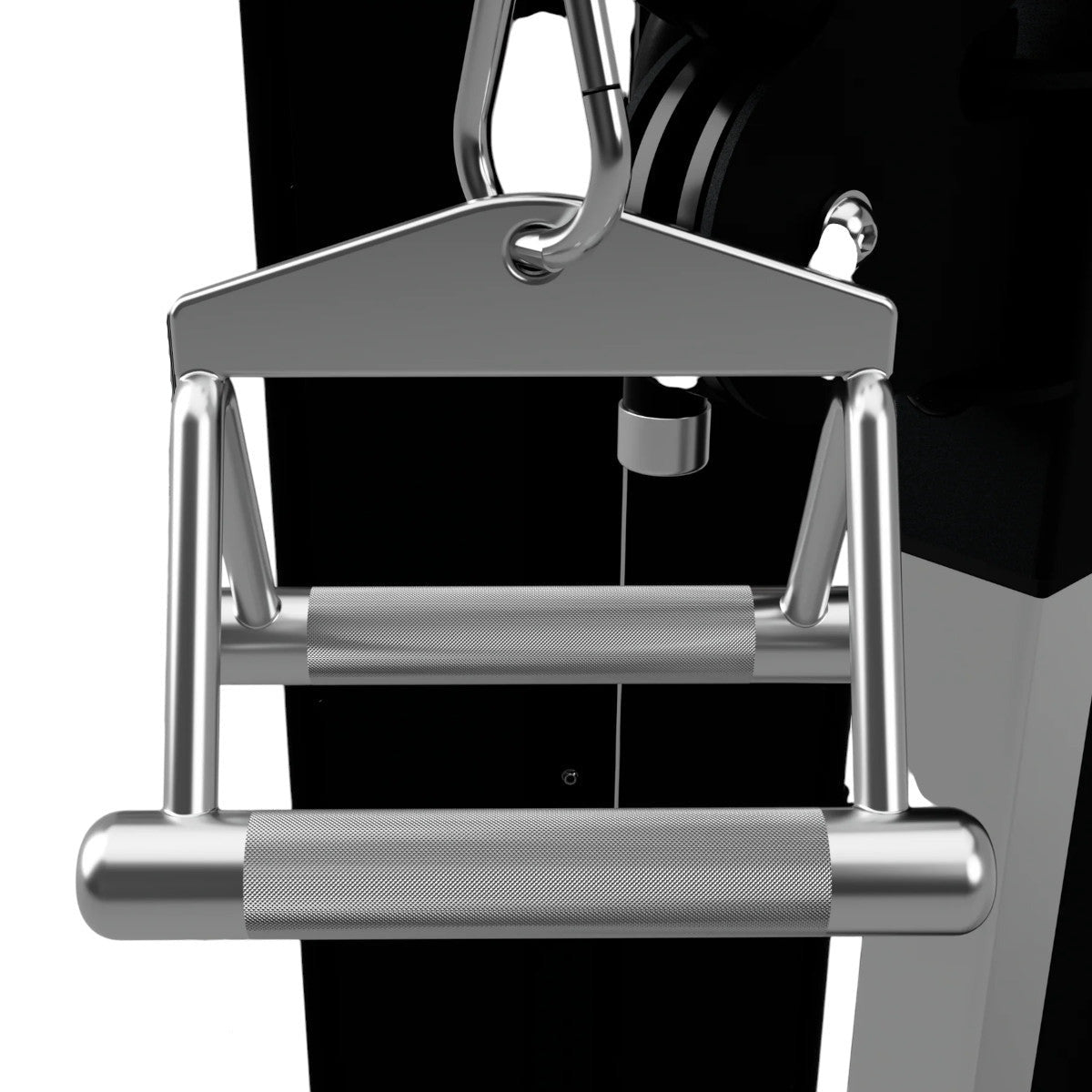 Troy Barbell USA Sports GCT Chinning Triangle attached to functional trainer.