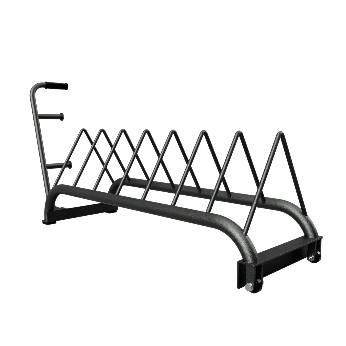 Troy Barbell VTX GHBPR Horizontal Bumper Plate Rack.