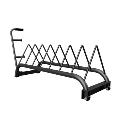Troy Barbell VTX GHBPR Horizontal Bumper Plate Rack.