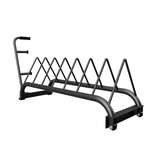 Troy Barbell VTX GHBPR Horizontal Bumper Plate Rack.