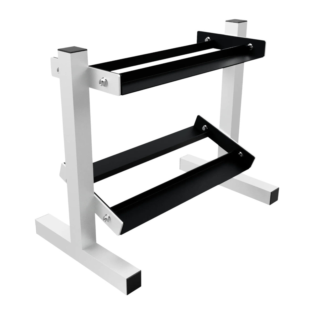 Troy Barbell USA Sports GHDR-5 Mini Dumbbell Rack side view.