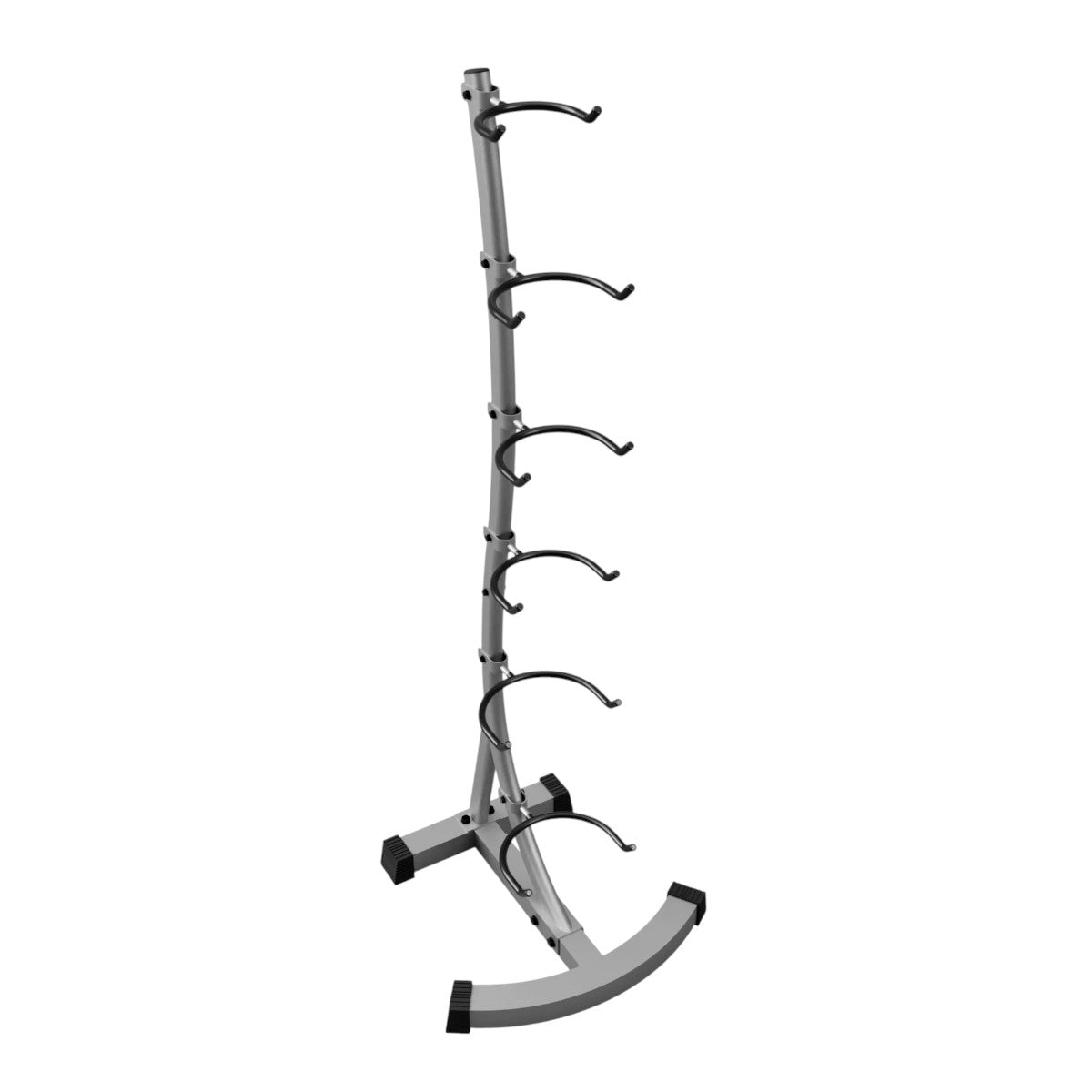 Troy Barbell VTX GMBR-6 Medicine Ball Rack angled view.