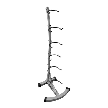 Troy Barbell VTX GMBR-6 Medicine Ball Rack angled view.