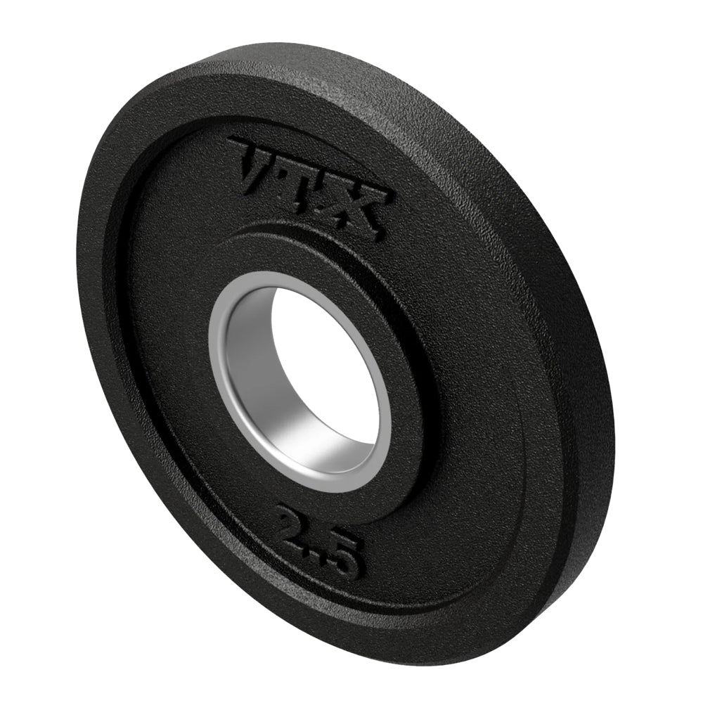 Troy VTX GO-VR Rubber Encased Olympic Grip Plate Set - 255LB