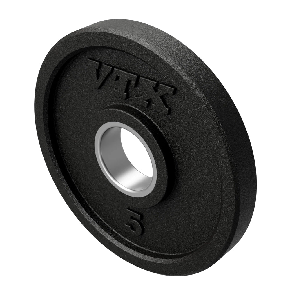 Troy VTX GO-VR Rubber Encased Olympic Grip Plate Set - 255LB