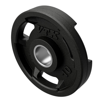 Troy VTX GO-VR Rubber Encased Olympic Grip Plate Set - 255LB