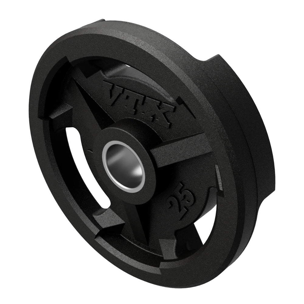 Troy VTX GO-VR Rubber Encased Olympic Grip Plate Set - 255LB