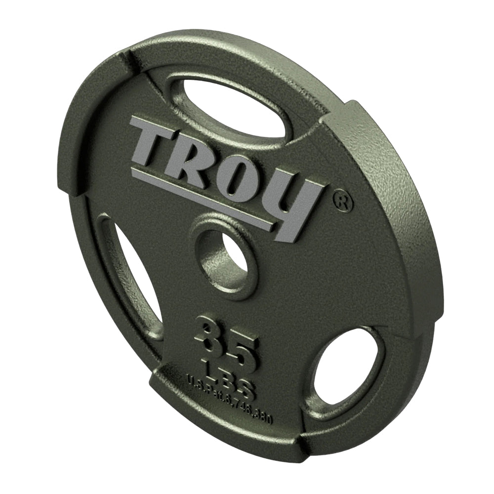 Troy GO High-Grade Machined Interlocking Grip Olympic Plates