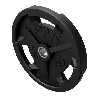 Troy VTX GO-VR Rubber Encased Olympic Grip Plate Set - 255LB