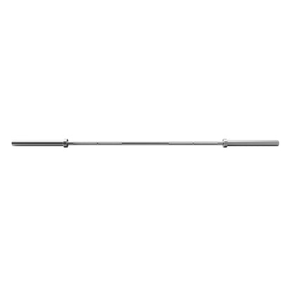 Troy Barbell VTX GOB-1200 Olympic International Power Bar side view.