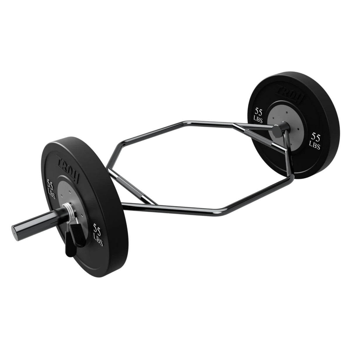 Troy Barbell USA Sports GOT-56 Olympic Hex Bar with plates on white background