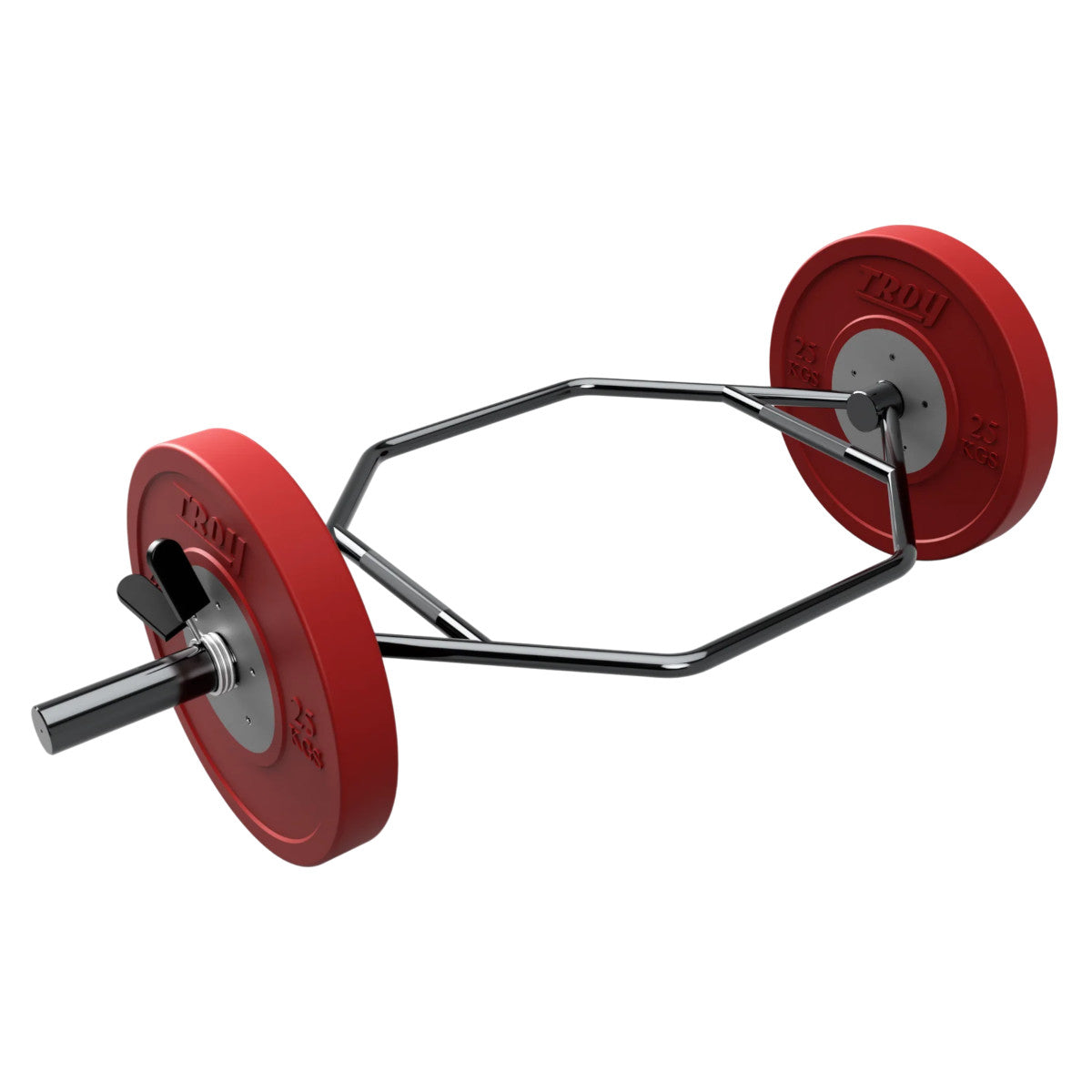 Troy Barbell USA Sports GOT-56 Olympic Hex Bar with plates on white background