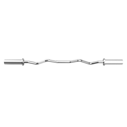 Troy Barbell USA Sports Chrome GOZ-47 Olympic E-Z Curl Bar front view.
