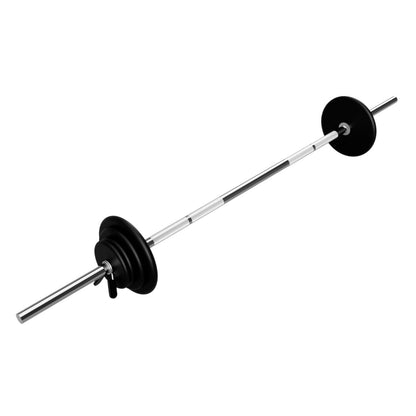 Troy Barbell USA Sports GRB-60 Regular Bar with black plates.