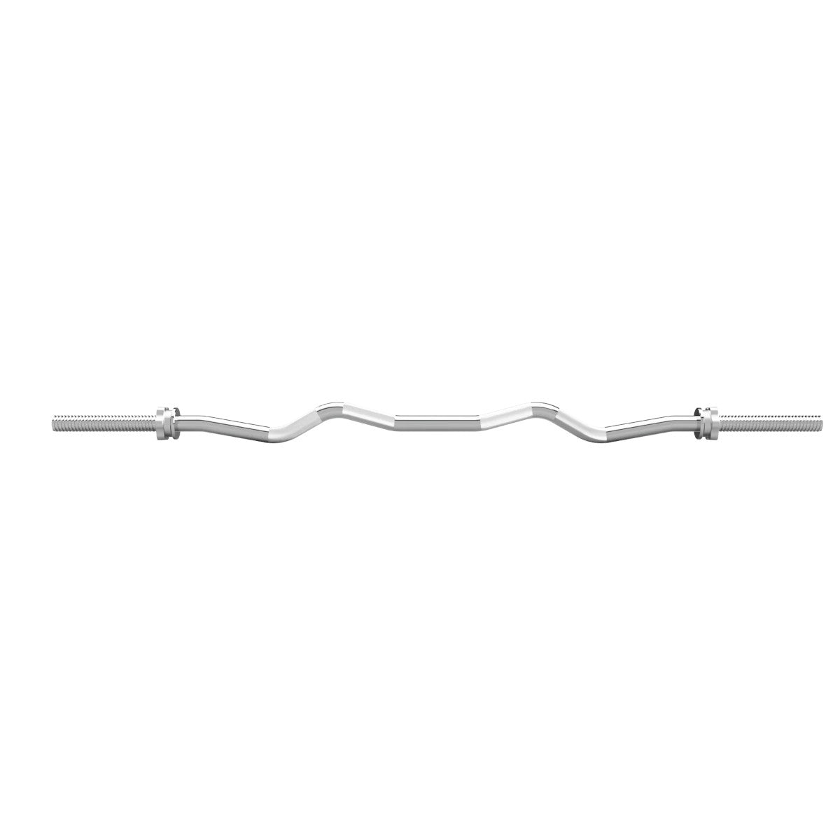 Troy Barbell USA Sports GRZ-47T Regular Solid Threaded Curl Bar front view.