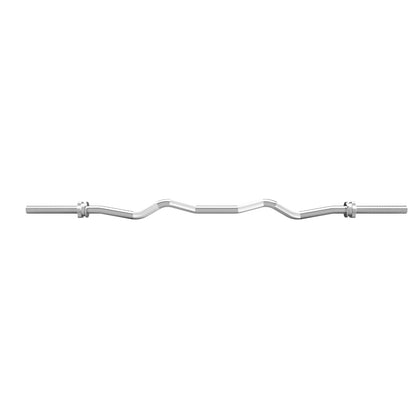Troy Barbell USA Sports GRZ-47T Regular Solid Threaded Curl Bar front view.