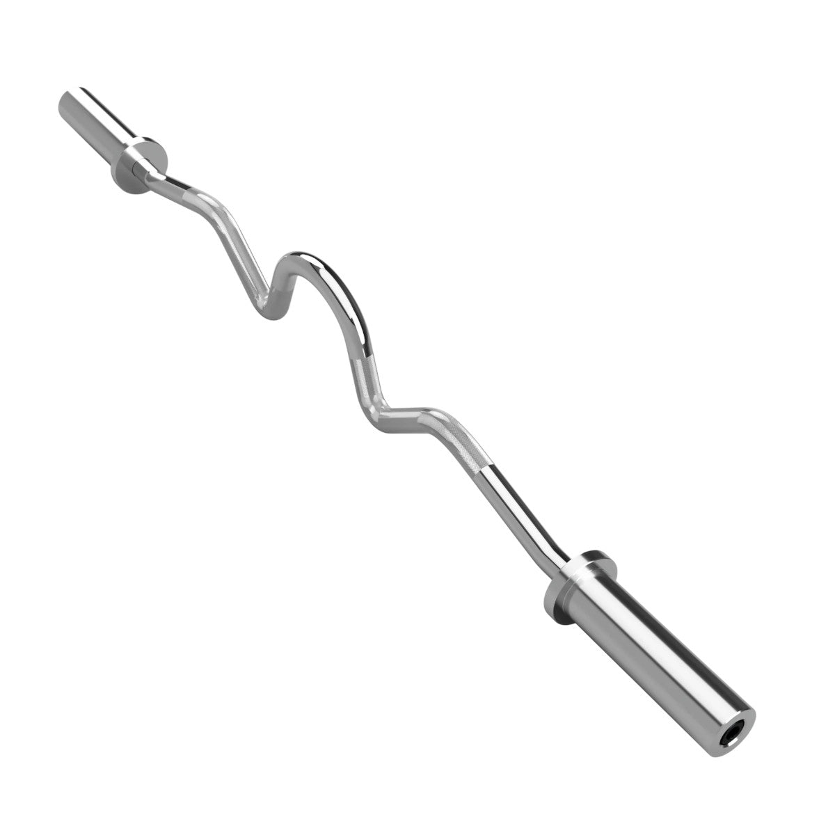Troy Barbell USA Sports GSOZ-47 Olympic EZ Super Curl Bar side view.