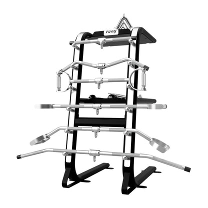 Troy Barbell GTAR-PAC Cable Attachment Accessory Package black rack.