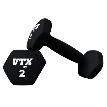 Troy Barbell VTX GTD-002 Neoprene Aerobic 2 lb Dumbbells.