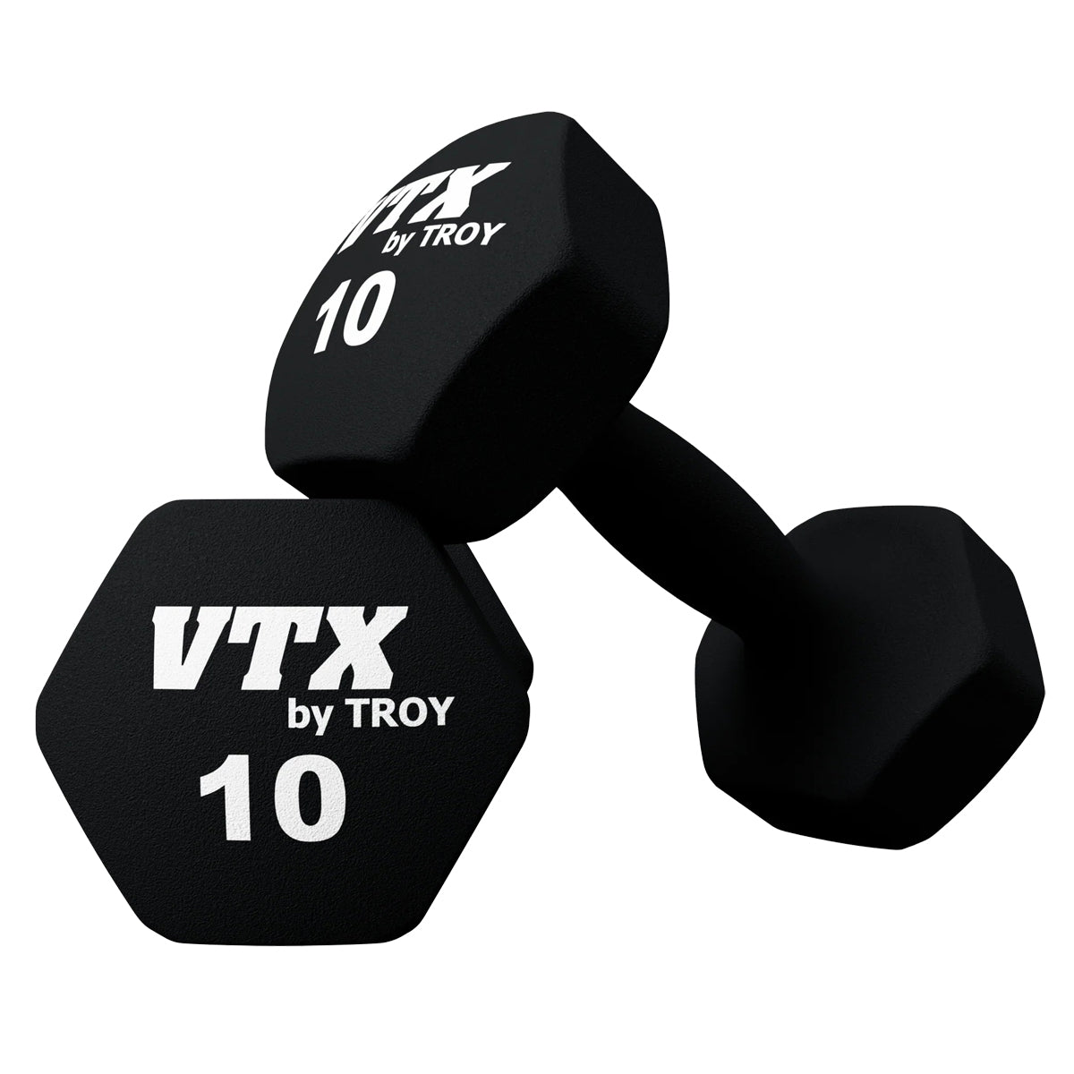 Troy Barbell VTX GTD-010 Neoprene Aerobic 10 lb Dumbbells.