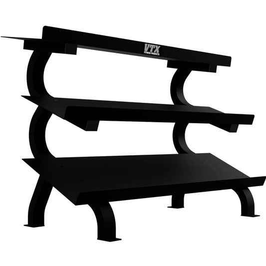 Troy Barbell VTX GTDR-3 Three Tier Shelf Dumbbell Rack.