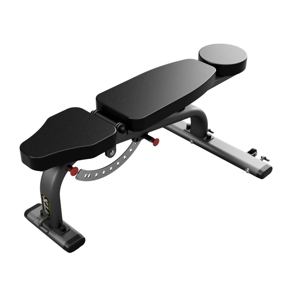 Troy Barbell VTX GVBH-FID Flat / Incline / Decline Bench. Flat position different view.