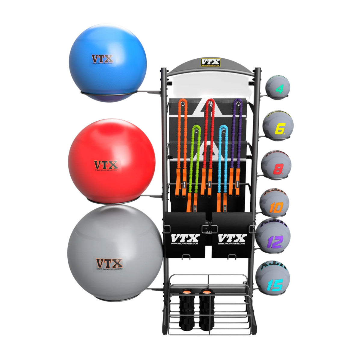 Troy Barbell VTX GVLAR-76 Large Accessories Pac front view.