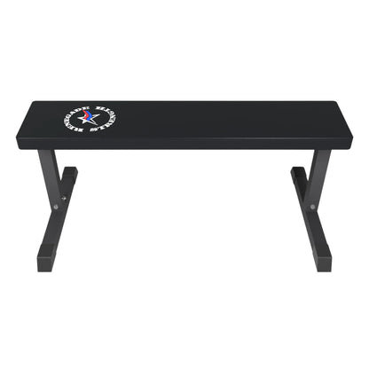 Troy Barbell USA Sports GWS-FB Flat Workout Bench side view.