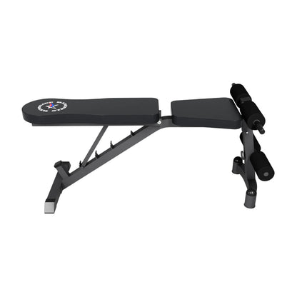 Troy Barbell USA Sports GWS-FID Flat / Incline / Decline Bench. Flat view opposite view.